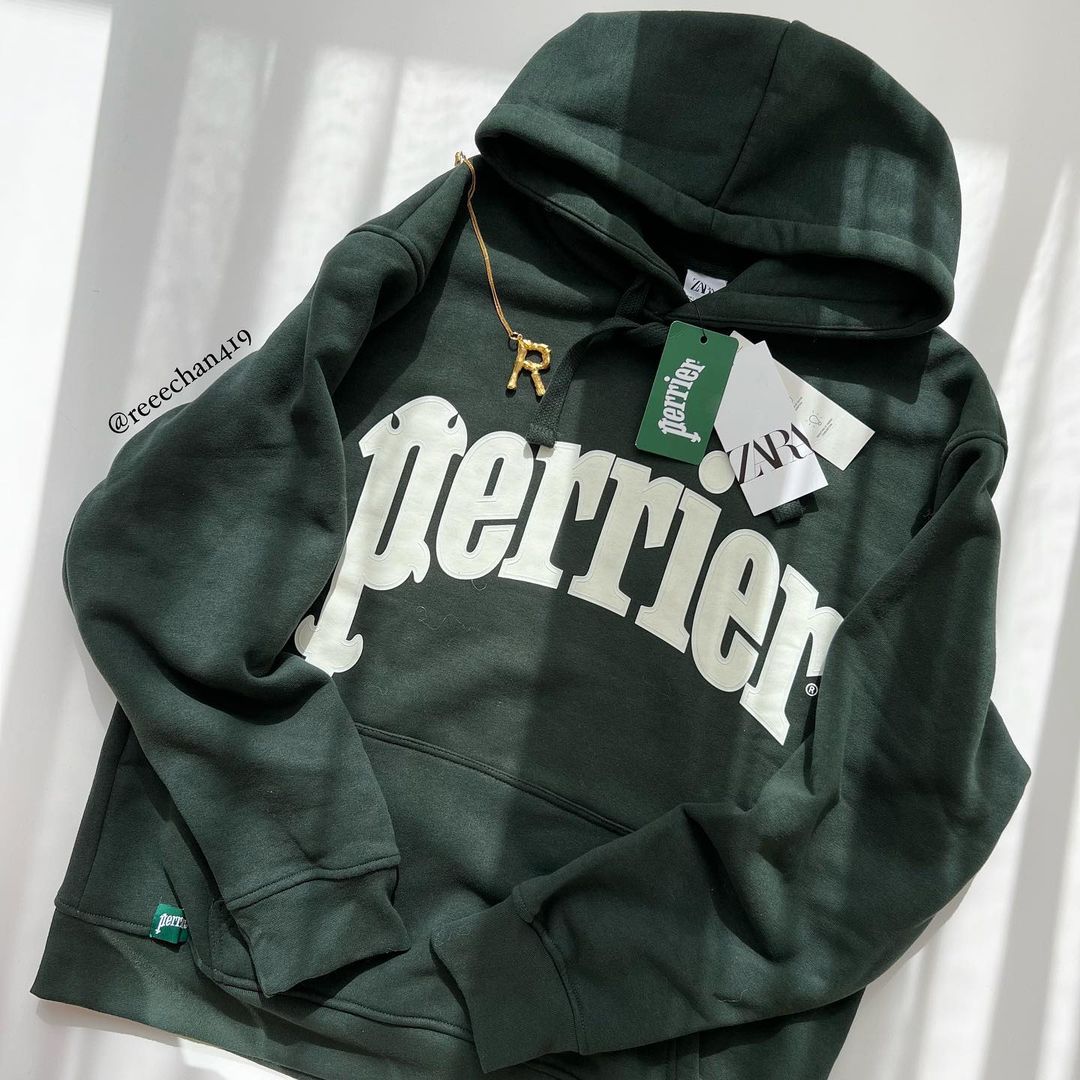 perrier hoodie zara