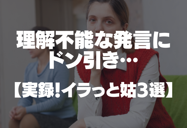 姑「うちの嫁になったから、自分の実家は忘れてね。」理解不能な発言にドン引き…＜実録！イラっと姑3選＞