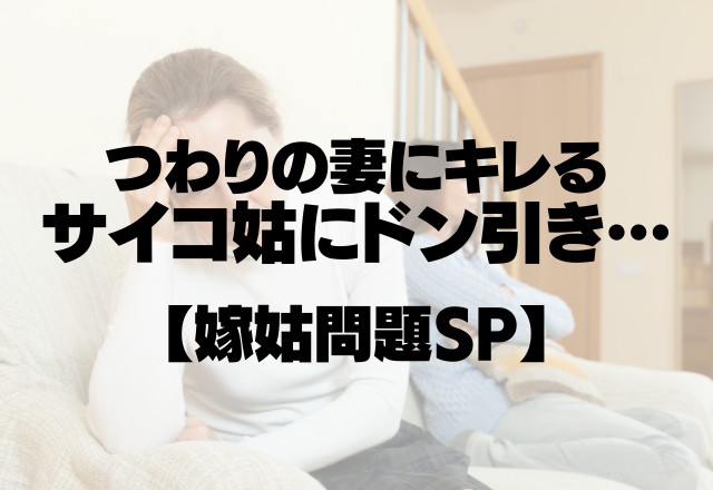 姑「なんて気が利かないの」つわりの妻にキレるサイコ姑にドン引き…【嫁姑問題SP】