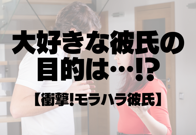 大好きな彼氏は体目的でした…「お前これしか取り得ないのに！帰れば？」の一言…＜衝撃！モラハラ彼氏＞