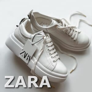 「盛れる」「満足♡♡」【ZARA】の”真っ白厚底スニーカー”とは