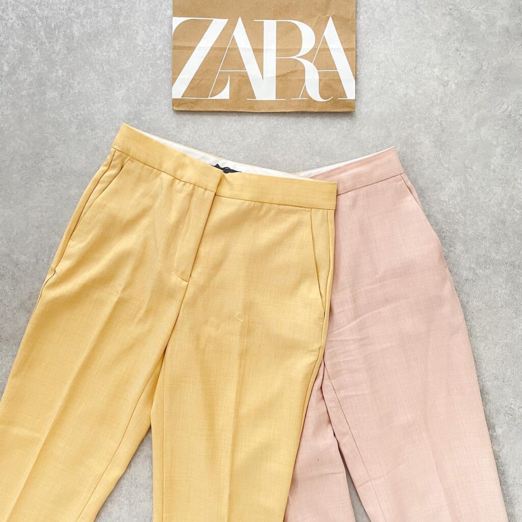 「絶妙なカラーが◎」【ZARA】の”クロップド丈パンツ”特集