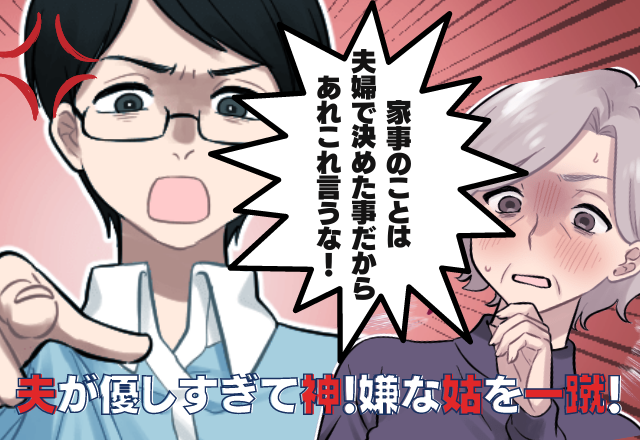 夫が優しすぎて神！「本当は嫌なんじゃないの？」息子夫婦の家事に口出ししてくる姑。夫に相談すると”ブチ切れの電話”で反撃！