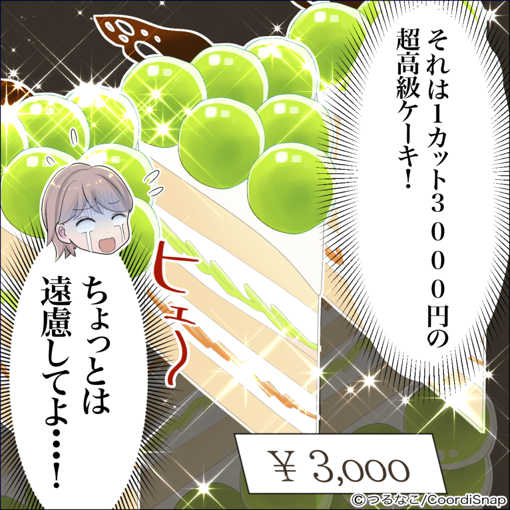 【嫁を泣かせた緑のケーキ】義母から『指定されたケーキ屋』に到着後→”目にした金額”で嫁が涙を流すことに！？