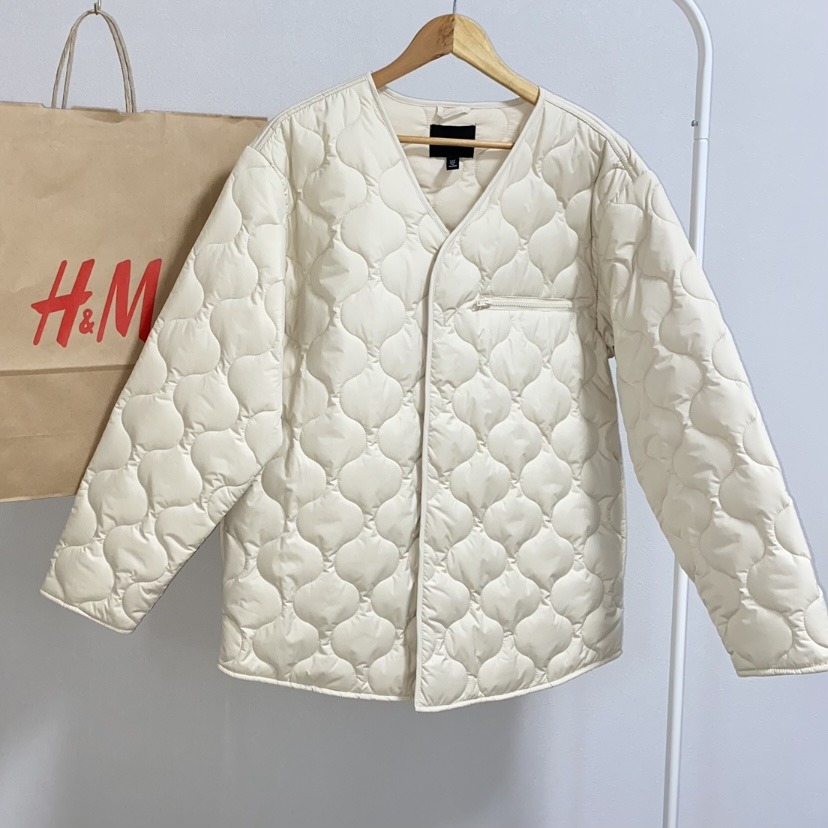 メンズで見つけたアイテムが優秀なんです♡【H＆M】“キルティング