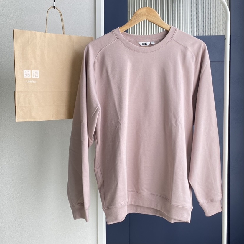 ☆新品 UNIQLO ライトウエイトスウェットシャツ ピンク☆ | www