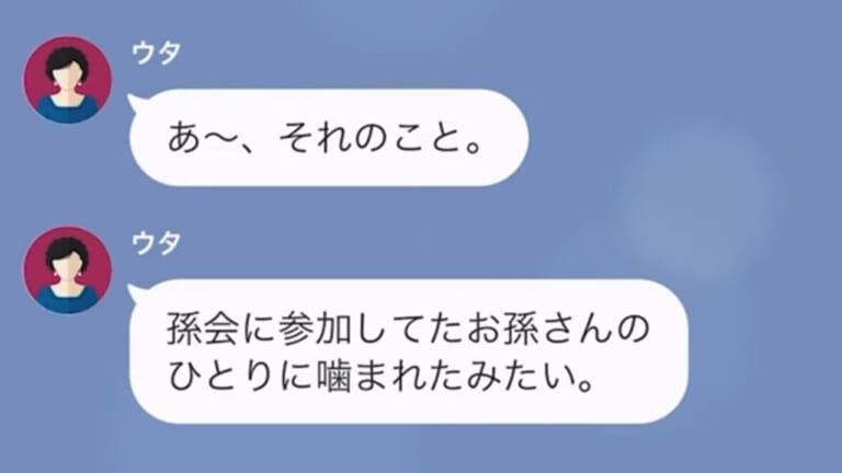 義母『皆に褒められちゃった♡』息子を義母の“孫自慢会”に渋々行かせると…⇒息子は【ゾッとする姿】で帰宅！？無責任義母の言い訳に嫁は激怒…