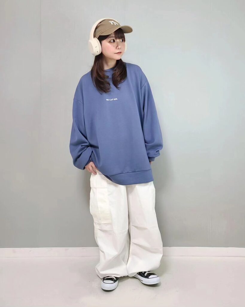 春は『白』が最強です！【GU】手持ち服と合わせやすい♡「カーゴパンツ」