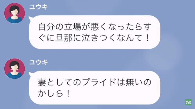 【LINE】私を貧乏人だと言ってマウントをとる義母＃11