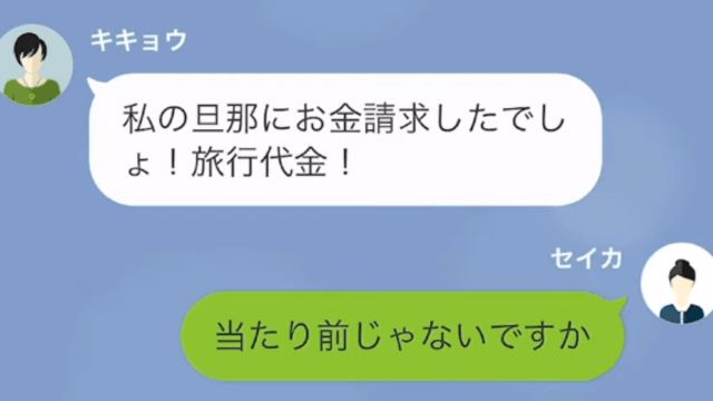 ママ友「”旅行代”全額払ってね～」私「私は不参加なのに！？」だが次の瞬間⇒「旦那が…！」ママ友にある”仕返し”をすることに…！？