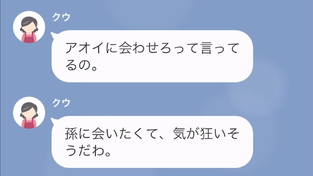 離婚後に…「孫に会わせろッ！」息子と会いたがる元義母…だが次の瞬間⇒保育士「息子さんが…」“驚愕の事態”に…！？