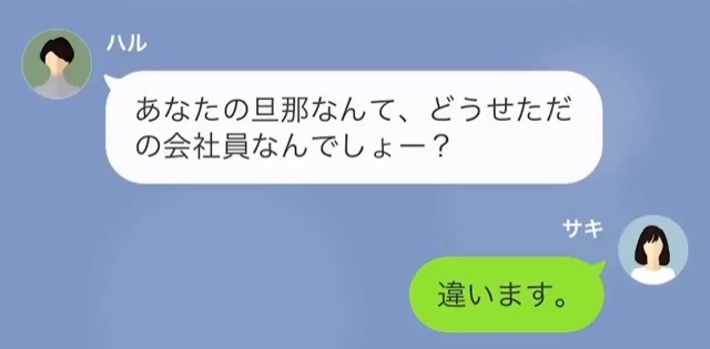 夫の”職業自慢”をするセレブママ友「どうせ会社員でしょ？」私「違います」⇒その後に続いた『衝撃の暴露』に「嘘よね？」